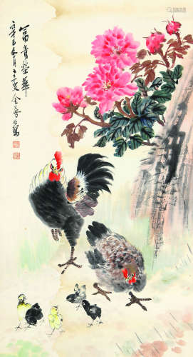 金梦石(1869-1952）富贵荣华