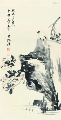 张大千（1899-1983）花鸟