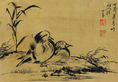 溥儒(1896-1963)鸳鸯