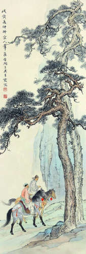 吴青霞（1910-2008）松山双骥