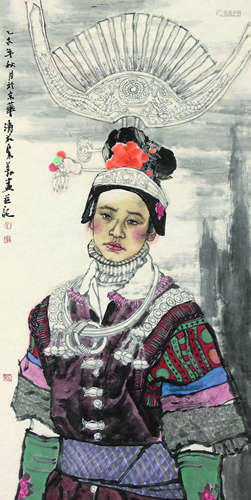 刘泉义（b.1964）苗女