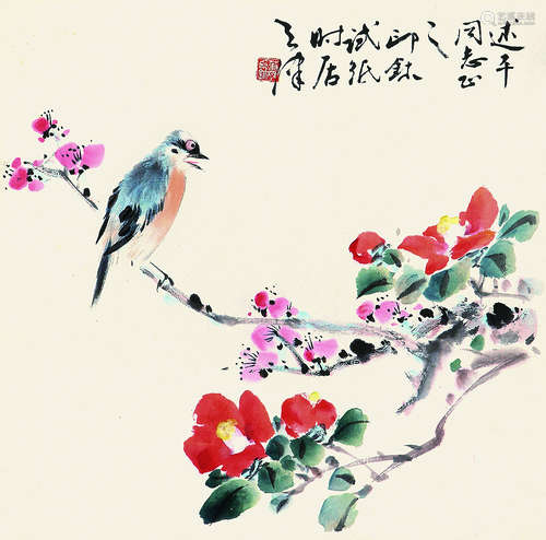 萧朗（1917-2010）花鸟