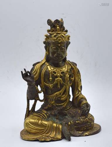 Chinese Gilt Buddha