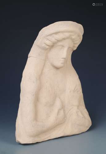 ANTIQUE SCULPTURE OF A LADY BUST