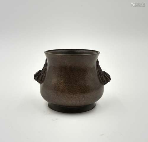 CHINESE BRONZE INCENSE BURNER