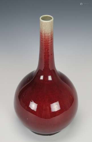 CHINESE 'LANGYAO' BOTTLE VASE