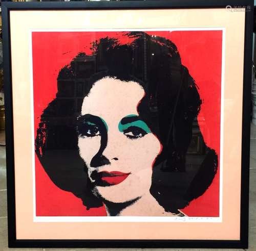 OFFSET LITHOGRAPHY OF ANDY WARHOL 