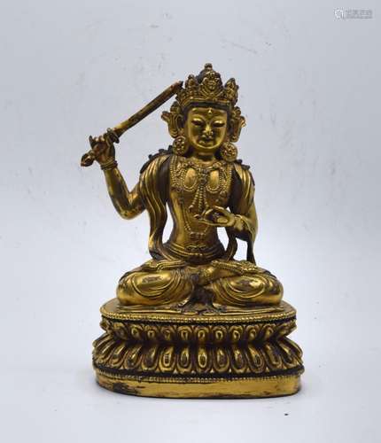 Chinese Gilt Buddha