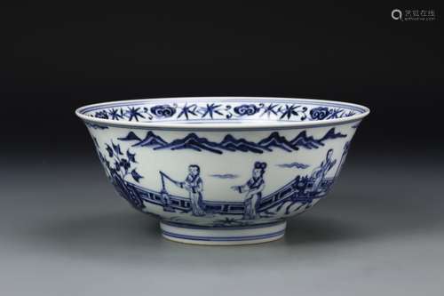 Chinese Blue and White Bowl