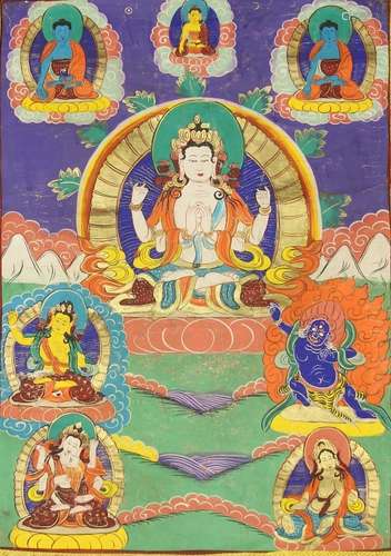 Chinese Tibetan Thangka