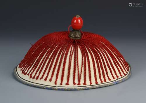 Chinese Qing Dynasty Officer's Hat