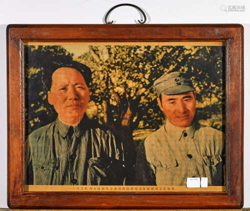 Two Old Chinese Photographic Prints: Mao