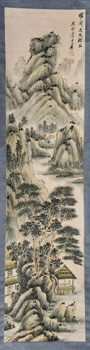 Two Chinese Scrolls After Zhang Daqian