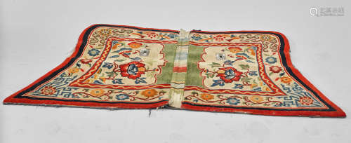 Antique Tibetan Saddle Blanket