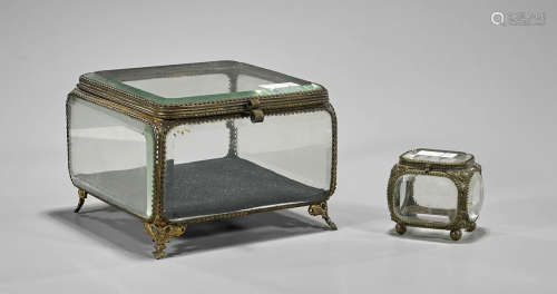 Two Antique Jewelry Caskets