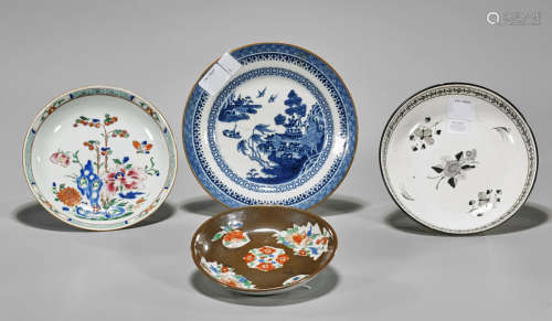 Four Antique Chinese Porcelain Dishes