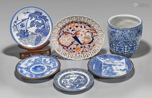 Six Chinese, Japanese & English Porcelains