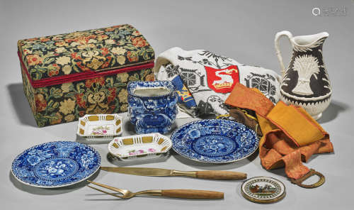 Collection of Decorative Items: Tableware & Textiles
