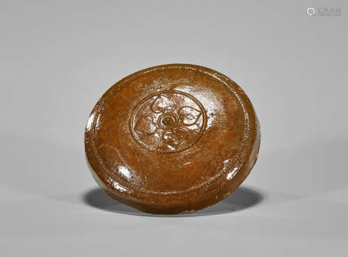 Chinese Glazed Pottery Cover