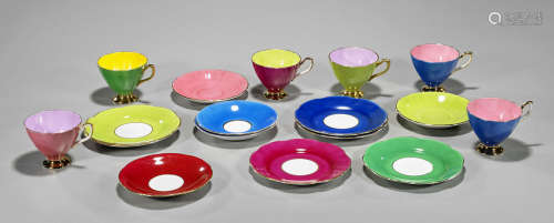 Collection of Multicolored English Porcelains