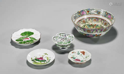 Five Various Old Chinese & Japanese Porcelains