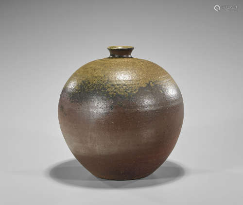 Old Japanese Bizen Ware Vase