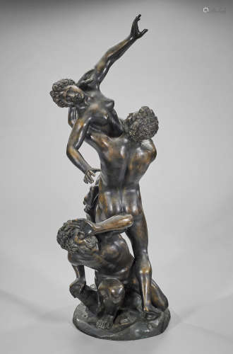 Bronze Group After Giambologna: Rape of a Sabine Woman