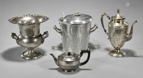Four Old & Antique Silverplate & Metal Items