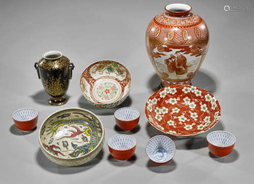 Group of Old & Antique Japanese Porcelains