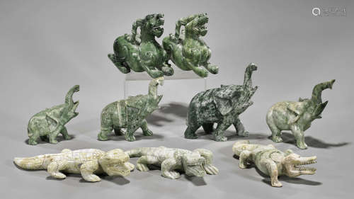 Collection of Chinese Animal Carvings