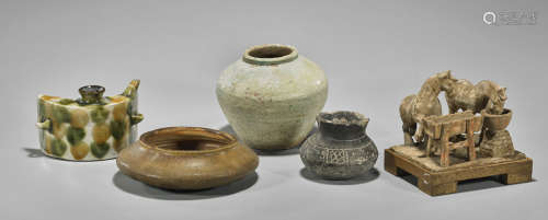 Five Various Chinese & Japanese Ceramics