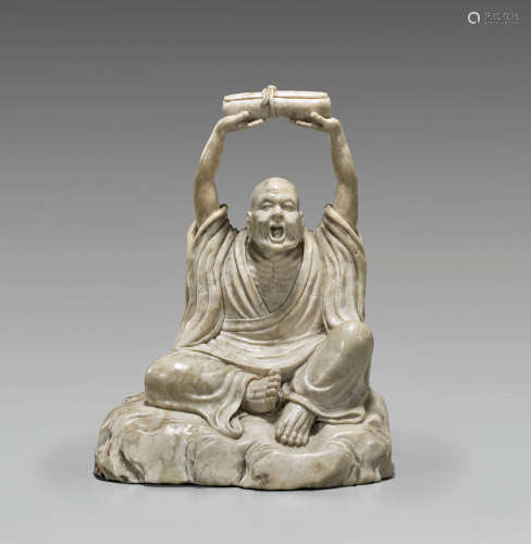 FINELY CARVED SOAPSTONE LOHAN