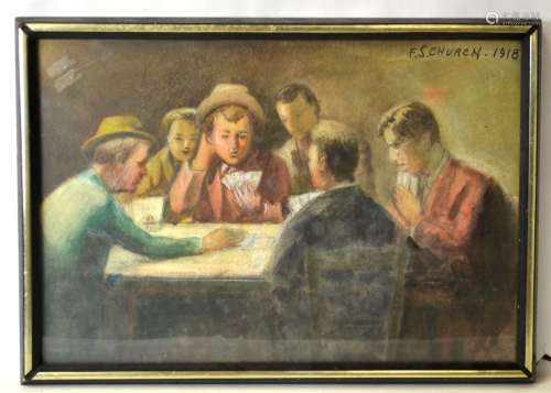 F.S. Church Painting w Frame