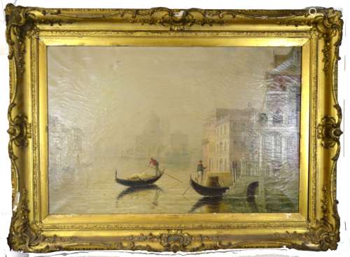 Framed painting Boat May