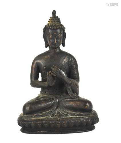Chinese Bronze Buddha Figure
