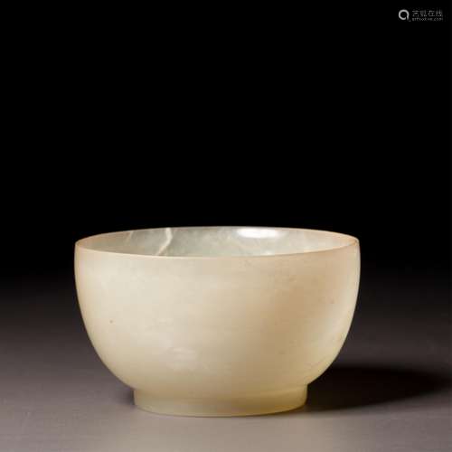 CHINESE WHITE JADE CUP