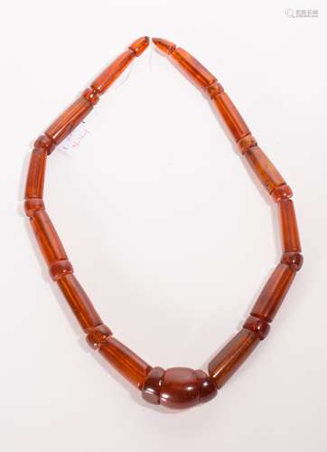 INDIA HILL TRIBES AMBER NECKLACE