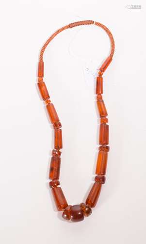 INDIA HILL TRIBES AMBER NECKLACE