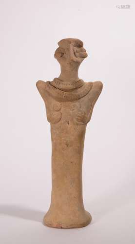 LARGE ANCIENT NEAR EASTERN CLAY VOTIVE FIGURE