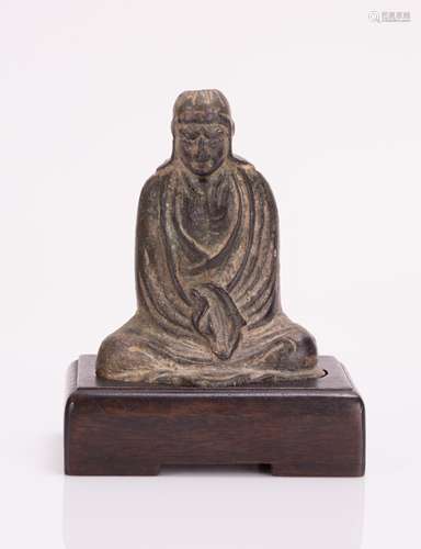 CHINESE SONG DYNASTY BRONZE DAOIST FIGURE