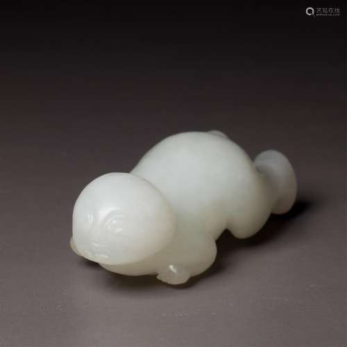 CHINESE HETIAN WHITE JADE BOY