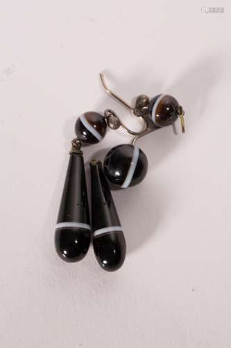 BANDED AGATE EARRINGS