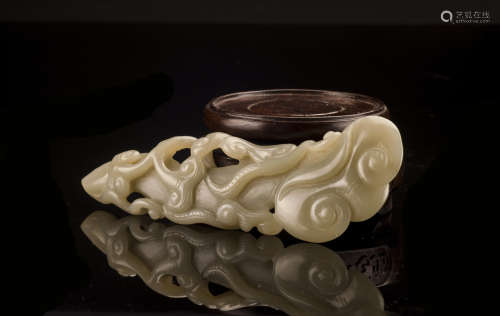 Antique Hetian Jade Pendant