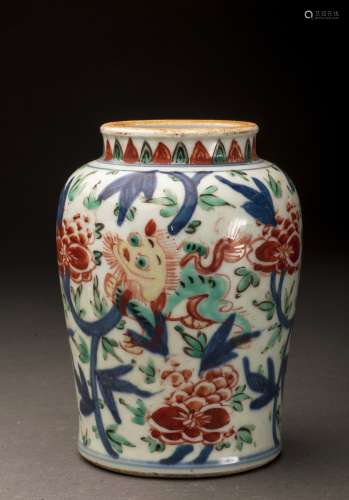 16/17thC Red Glazed Porcelain Ewer