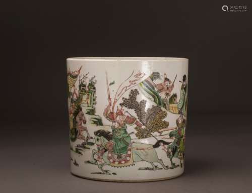 18thc Qing Style Doucai Contrasting Porcelain Bowl