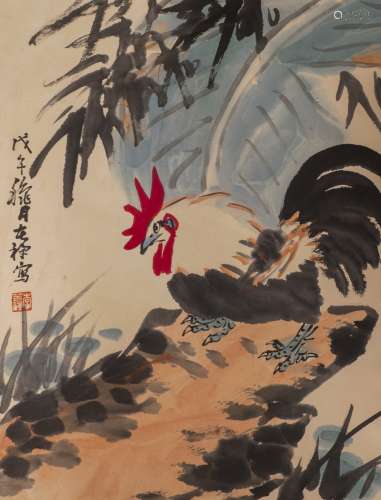 Attributed to Hun Shouping 混壽平| Flowers