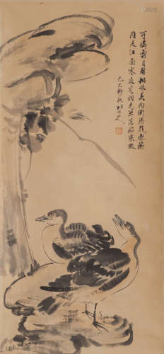 Attributed to Li Ruochan 李苦禪| Birds and Flowers