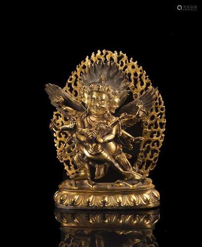 14-16thC Gilt Bronze Buddha Statue