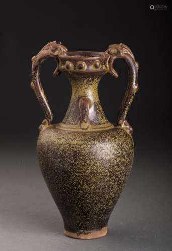 Ru-type Glazed Porcelain Flower-edge Bowl