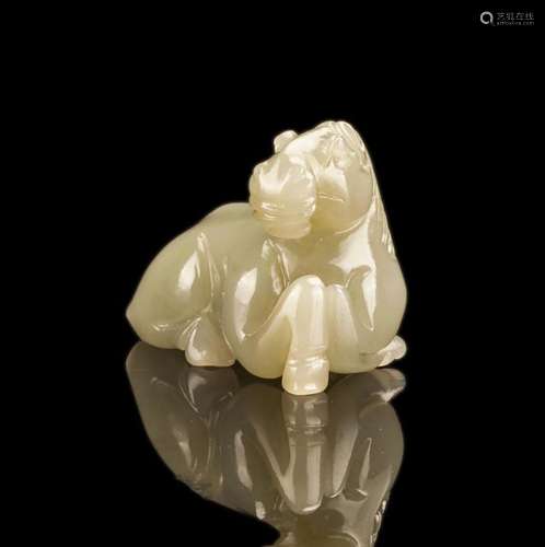 Antique HeTian Jade Carving Decoration Item